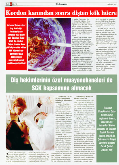 Dentram Medimagazin Gazetesi Haberi